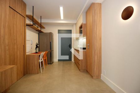 Sala/Cozinha de kitnet/studio à venda com 1 quarto, 37m² em Pinheiros, São Paulo