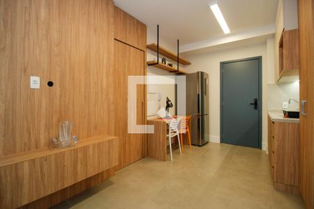 Sala/Cozinha de kitnet/studio à venda com 1 quarto, 37m² em Pinheiros, São Paulo