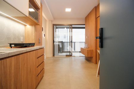 Sala/Cozinha de kitnet/studio à venda com 1 quarto, 37m² em Pinheiros, São Paulo