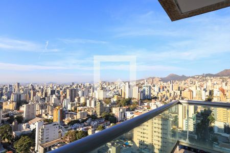 Vista da Varanda da Sala de apartamento à venda com 2 quartos, 125m² em São Pedro, Belo Horizonte