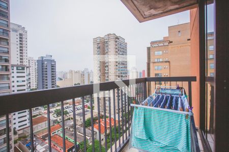 Varanda de apartamento à venda com 2 quartos, 58m² em Vila Clementino, São Paulo
