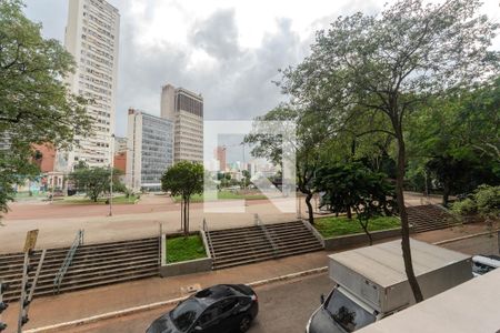Vista da Sacada de kitnet/studio à venda com 1 quarto, 43m² em Bela Vista, São Paulo
