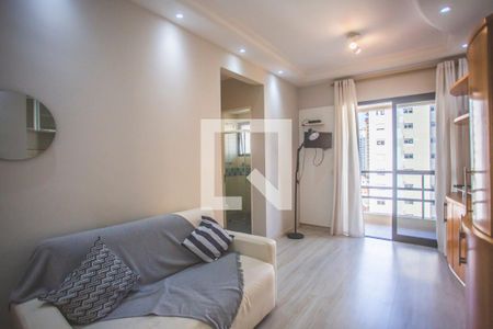 Sala de Estar de apartamento à venda com 1 quarto, 42m² em Saúde, São Paulo