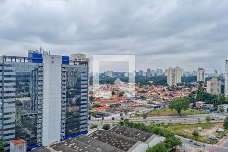 Vista da Sala de apartamento à venda com 1 quarto, 35m² em Jardim Caravelas, São Paulo