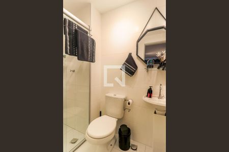 Banheiro da Suíte de apartamento à venda com 1 quarto, 35m² em Jardim Caravelas, São Paulo