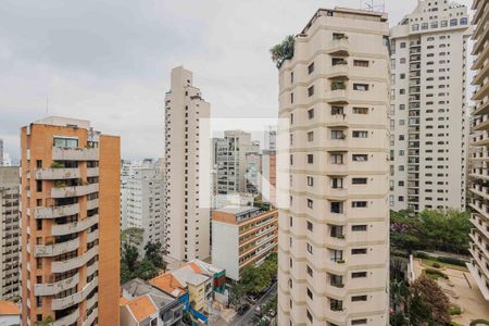 Vista da Varanda Sala de apartamento para alugar com 1 quarto, 45m² em Jardim Paulista, São Paulo