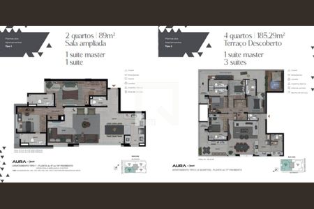 Apartamento à venda com 4 quartos, 133m² em Santo Agostinho, Belo Horizonte