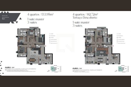 Apartamento à venda com 4 quartos, 142m² em Santo Agostinho, Belo Horizonte