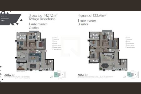 Apartamento à venda com 4 quartos, 142m² em Santo Agostinho, Belo Horizonte