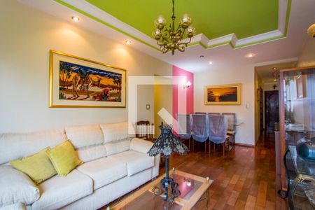 Sala de apartamento à venda com 3 quartos, 97m² em Vila Bastos, Santo André