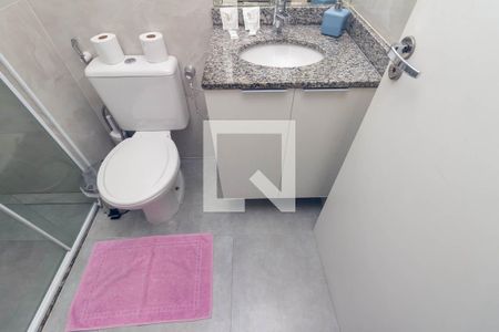 Banheiro de kitnet/studio à venda com 1 quarto, 35m² em Vila Buarque, São Paulo