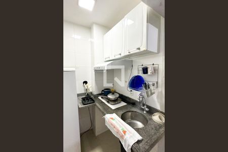 Studio para alugar com 34m², 1 quarto e sem vaga Studio para alugar com 34m², 1 quarto e sem vagaCozinha Integrada/ Americana