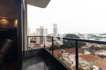 Varanda da Sala de apartamento à venda com 3 quartos, 123m² em Vila Moinho Velho, São Paulo