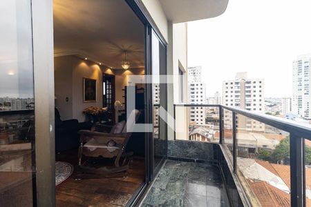 Varanda da Sala de apartamento à venda com 3 quartos, 123m² em Vila Moinho Velho, São Paulo