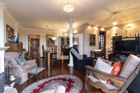 Sala de apartamento à venda com 3 quartos, 123m² em Vila Moinho Velho, São Paulo