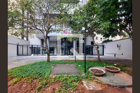 Studio para alugar com 34m², 1 quarto e 1 vaga Studio para alugar com 34m², 1 quarto e 1 vagaFachada