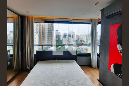 Studio para alugar com 34m², 1 quarto e 1 vaga Studio para alugar com 34m², 1 quarto e 1 vagaQuarto 1
