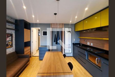 Studio para alugar com 34m², 1 quarto e 1 vaga Studio para alugar com 34m², 1 quarto e 1 vagaSala e Cozinha