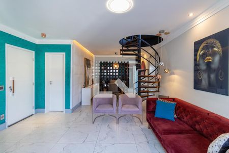 Sala de apartamento à venda com 3 quartos, 198m² em Real Parque, São Paulo
