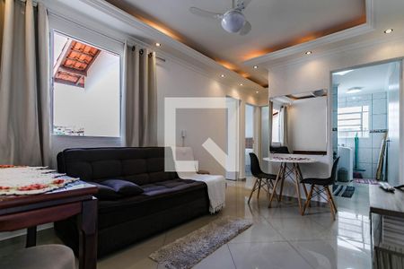 Sala de apartamento para alugar com 2 quartos, 50m² em Chácara Jafet, Mogi das Cruzes