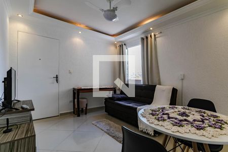 Sala de apartamento para alugar com 2 quartos, 50m² em Chácara Jafet, Mogi das Cruzes