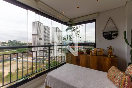 Varanda de apartamento para alugar com 3 quartos, 91m² em Vila Anastácio, São Paulo