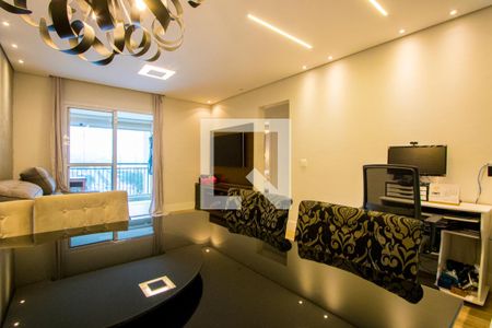 Sala de apartamento à venda com 3 quartos, 84m² em Vila América, Santo André