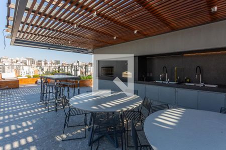 Apartamento para alugar com 25m², 1 quarto e sem vaga Apartamento para alugar com 25m², 1 quarto e sem vagaÁrea comum - Churrasqueira