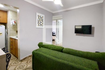 Sala de apartamento para alugar com 2 quartos, 42m² em Mirim, Praia Grande