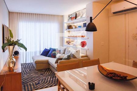 Sala de apartamento para alugar com 2 quartos, 90m² em Centro, Nova Iguaçu