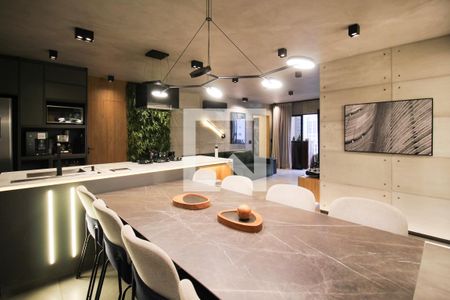 Sala de apartamento para alugar com 3 quartos, 120m² em Indianópolis, São Paulo