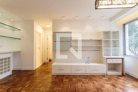 Sala  de apartamento para alugar com 3 quartos, 110m² em Moema, São Paulo