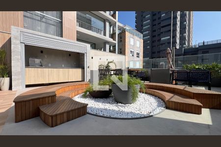 Studio à venda com 31m², 1 quarto e 1 vagaChurrasqueira