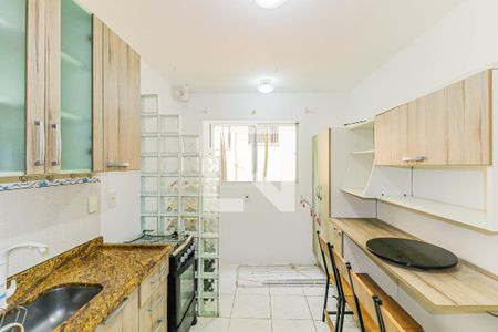 Cozinha de apartamento à venda com 1 quarto, 49m² em Santo Amaro, São Paulo