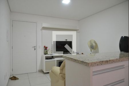 Sala  de apartamento à venda com 2 quartos, 58m² em Vila Pires, Santo André