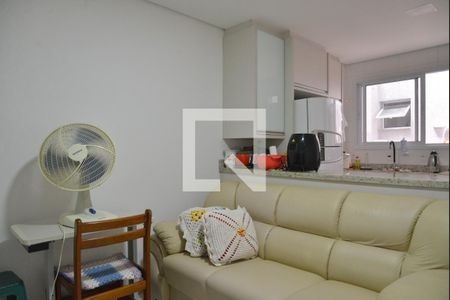 Sala  de apartamento à venda com 2 quartos, 58m² em Vila Pires, Santo André