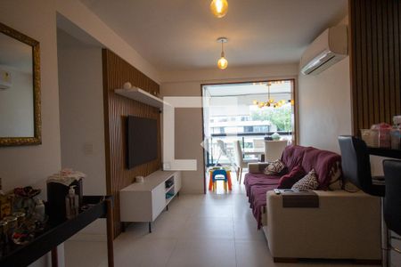 Sala de apartamento à venda com 4 quartos, 178m² em Recreio dos Bandeirantes, Rio de Janeiro