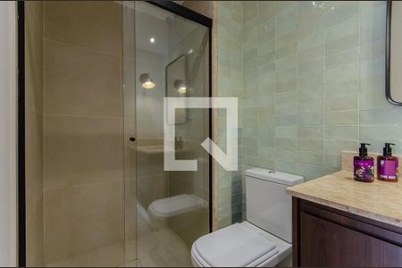 Banheiro da Suíte de apartamento para alugar com 2 quartos, 65m² em Vila Mariana, São Paulo