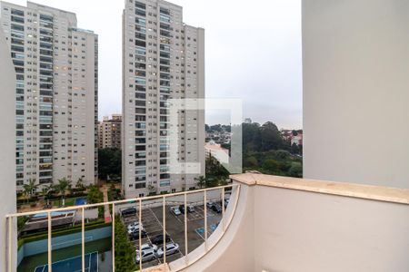 Varanda da Sala de apartamento para alugar com 2 quartos, 56m² em Vila Cachoeira, São Paulo