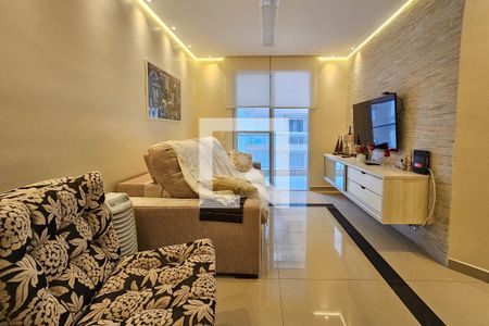 Sala de apartamento para alugar com 3 quartos, 100m² em Vila Luis Antônio, Guarujá
