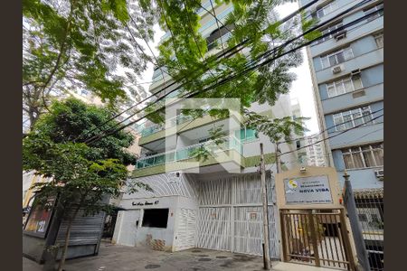 Apartamento à venda com 114m², 3 quartos e 3 vagasFachada e portaria