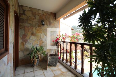 Casa de condomínio à venda com 377m², 6 quartos e 2 vagasQuarto 3 - Varanda da Suíte