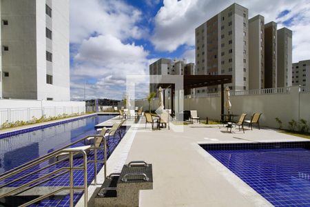 Área comum - Piscina de apartamento à venda com 3 quartos, 68m² em Palmeiras, Belo Horizonte