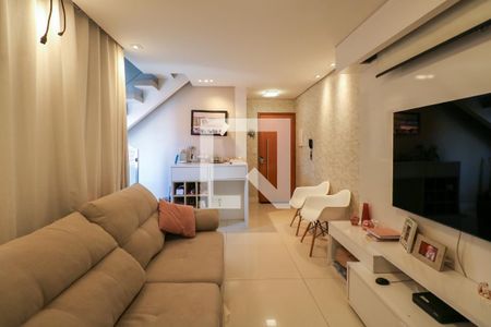 Sala de apartamento à venda com 2 quartos, 184m² em Jardim, Santo André