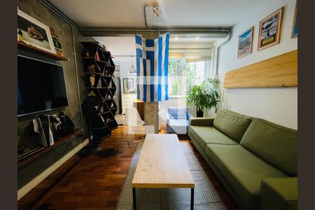 Sala de apartamento à venda com 1 quarto, 70m² em Urca, Rio de Janeiro