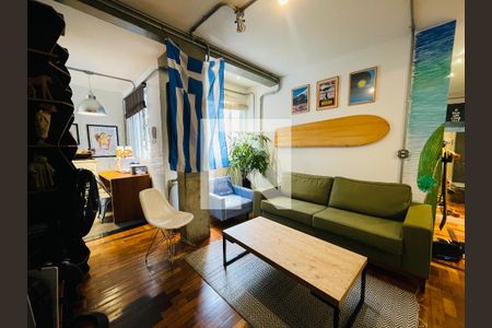 Sala de apartamento à venda com 1 quarto, 70m² em Urca, Rio de Janeiro