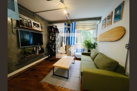 Sala de apartamento à venda com 1 quarto, 70m² em Urca, Rio de Janeiro