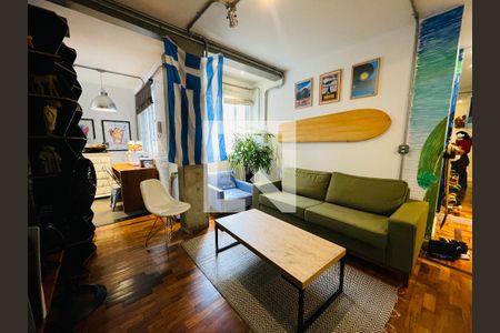 Sala de apartamento à venda com 1 quarto, 70m² em Urca, Rio de Janeiro