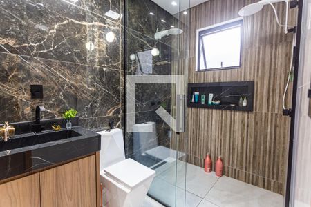 Casa à venda com 129m², 3 quartos e 2 vagas Casa à venda com 129m², 3 quartos e 2 vagasBanheiro da Suíte