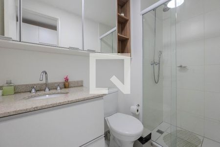 Studio para alugar com 24m², 1 quarto e sem vaga Studio para alugar com 24m², 1 quarto e sem vagaBanheiro